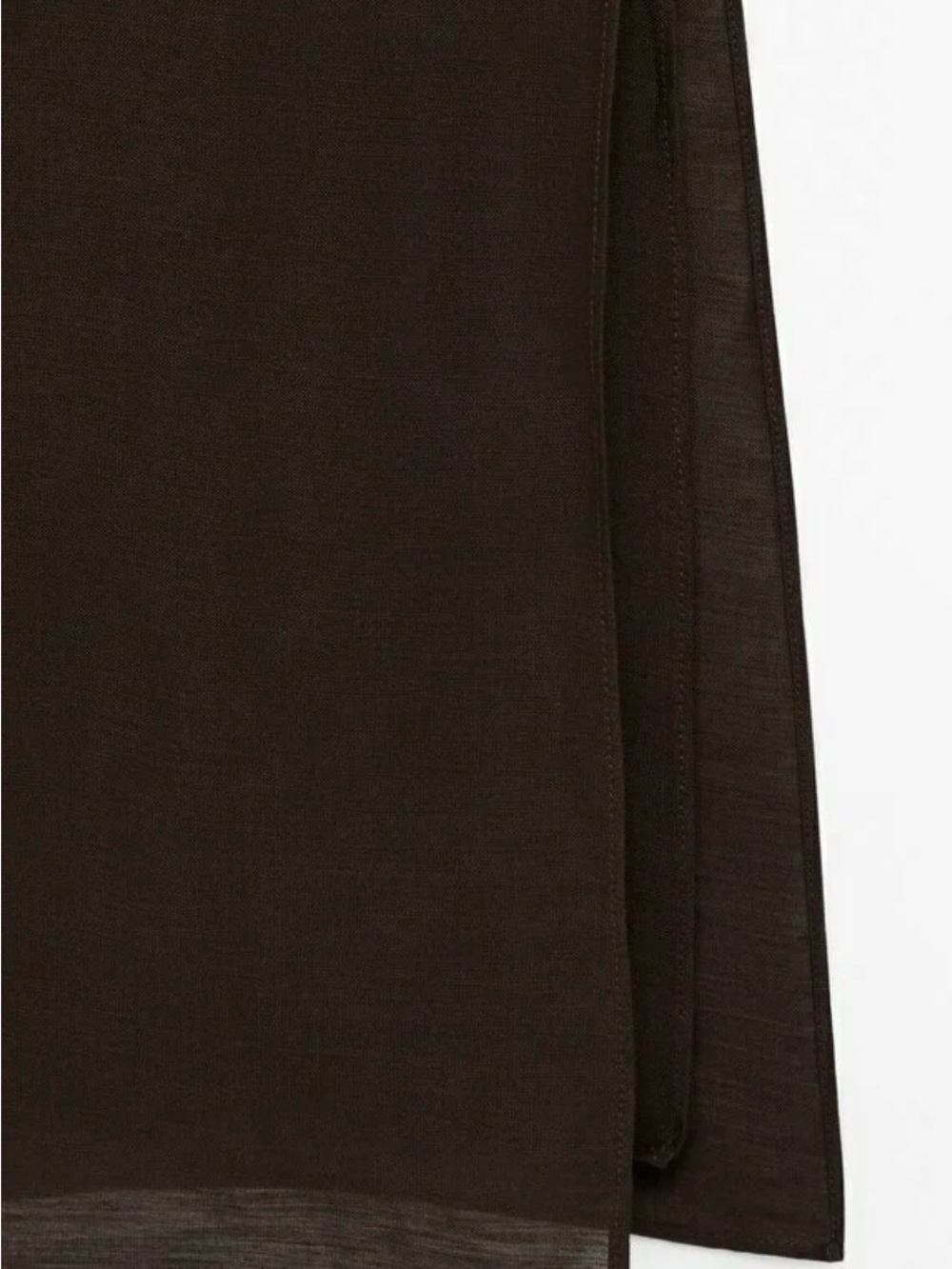 Massimo Dutti Brown Slip Midi Dress - Picture 11 of 14